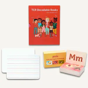 Early Reader Bundle with Fruit & Veggie ABC Sound Flashcards