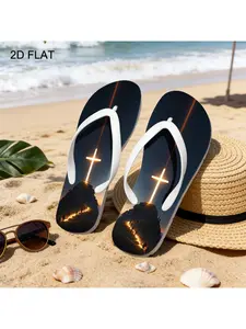 2026 Summer New Women's Flip Flops, Open Toe Flat Heel, Multiple Colors|Sizes Available, Minimalist Style, Dry Clean All Season, Ideal for Mother's Day/Easter/Holiday Gift, Serene Hilltop Light, Women Shoes