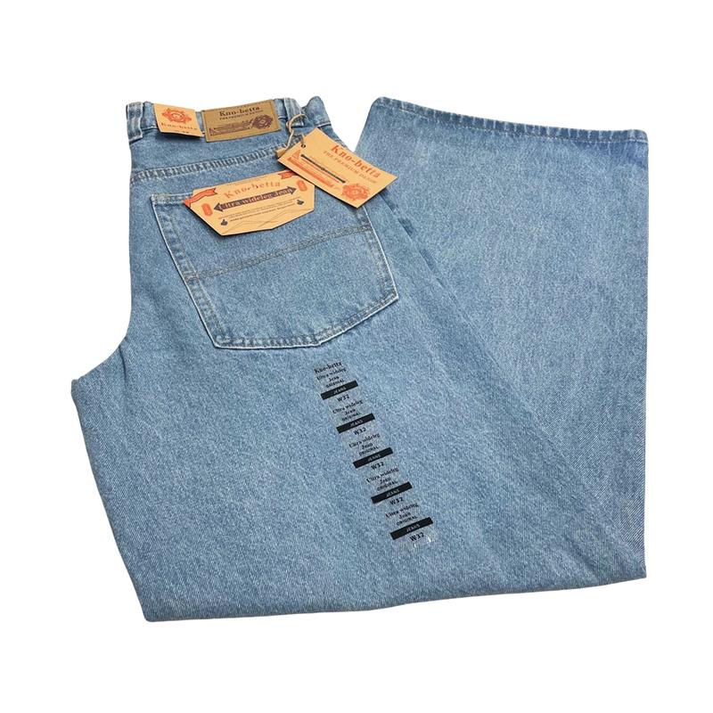 Kno Betta Men's Ultra Wide Leg Baggy Jeans
