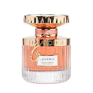 EMBAROUGE Luxeria Women's Eau de Parfum 100ml | Fruity, Floral, and Amber fragrance | Gift for Women | 3.4 Fl. Oz.