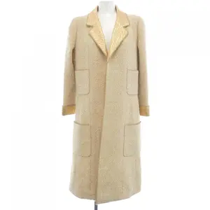 Pre-owned CHANEL Cotton Small Leather Goods Coat