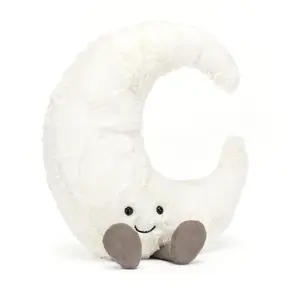 Jellycat Amuseables Moon & Sun Plush Set with Gift Bag, Cute Soft Celestial Plush Toys, Kawaii Sun Moon Stuffed Animal Gift for Kids
