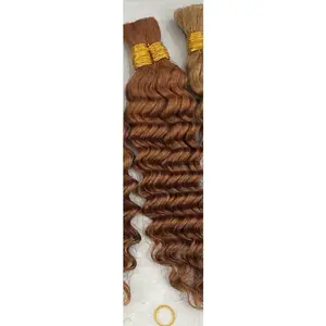 Catiarndbraid 18 inches Deep wave 100% human hair curls for braids