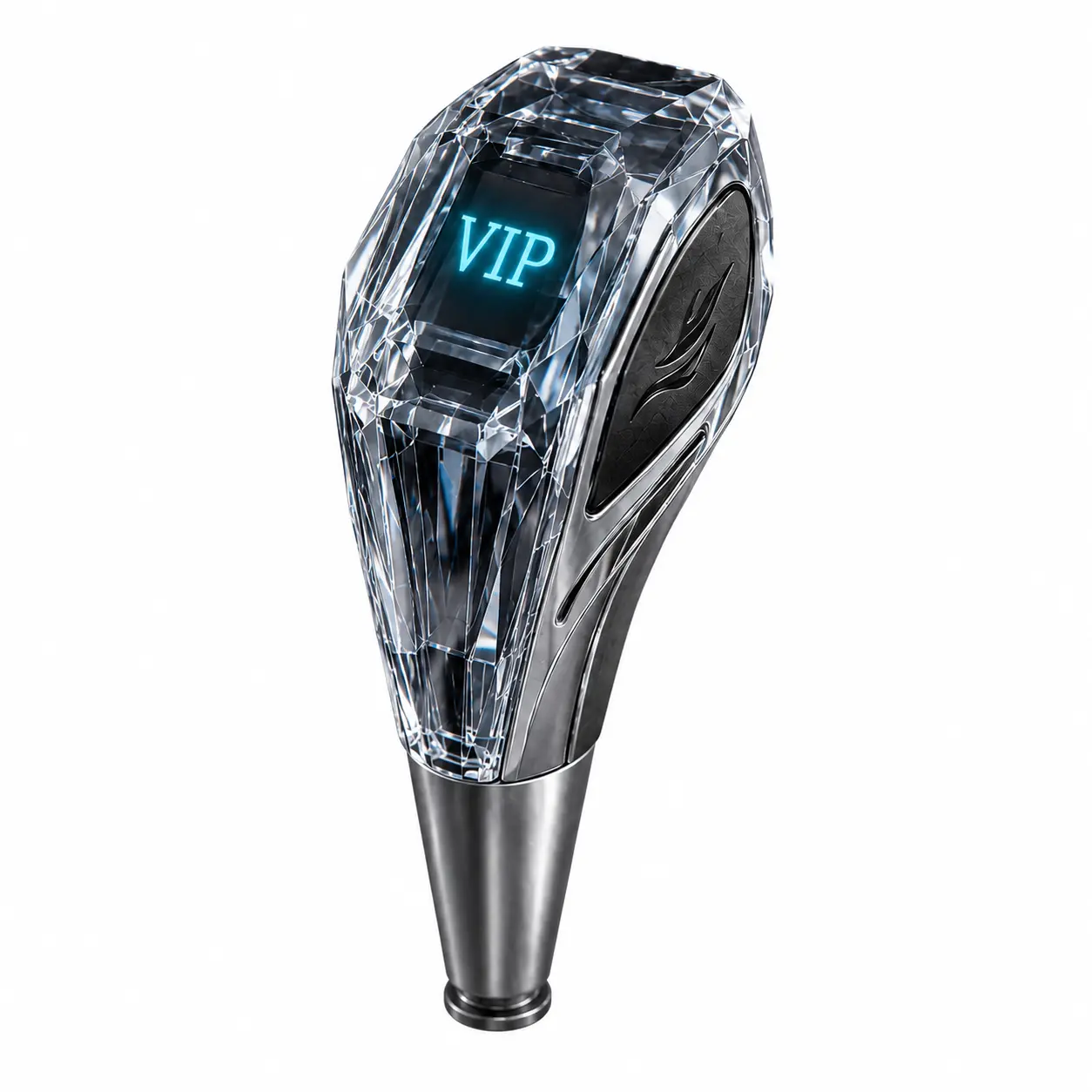 Crystal Auto Shift Knob, Premium Acrylic Gear Lever Handle Replacement for Most Japanese Vehicles, Easy Screw-on Install Interior Decor