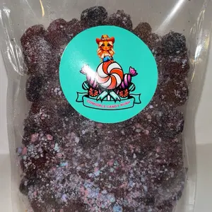 Sweet Cotton Candy Crunch Gushies Sweet Grape Snack Bonbon