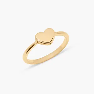 Ruby Heart Ring in Gold By Brook and York