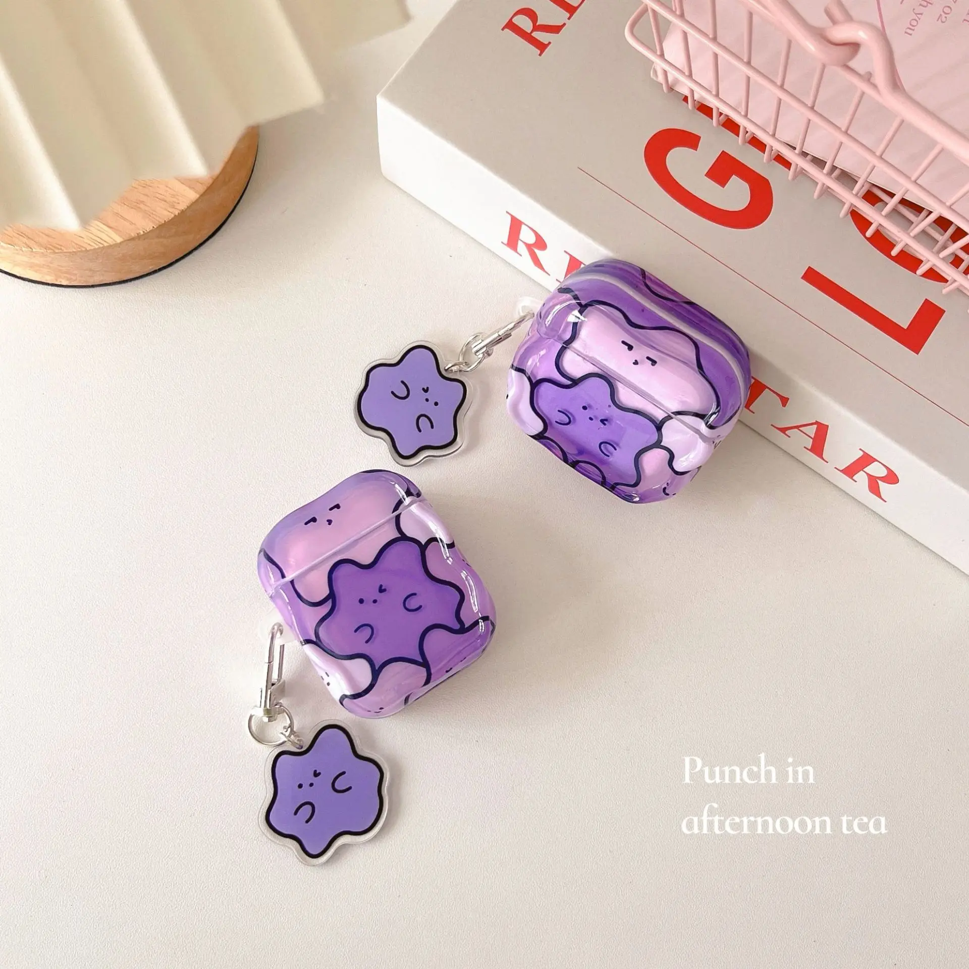 1 piece of cute wireless Bluetooth earphone case, a durable and fashionable accessory that is shockproof, Protection, suitable for AirPods Pro 3/1/2/3/4/Pro/Pro2 (the shape may vary depending on the model), Earphone Protective Cover