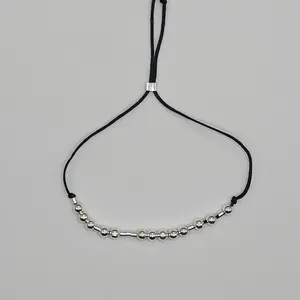 Sterling Silver Morse Code Bracelet - Daughter