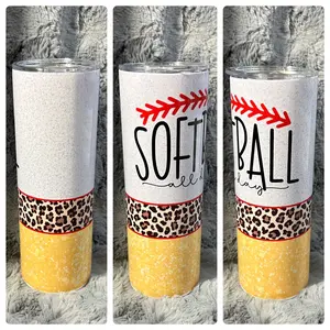 Softball tumbler