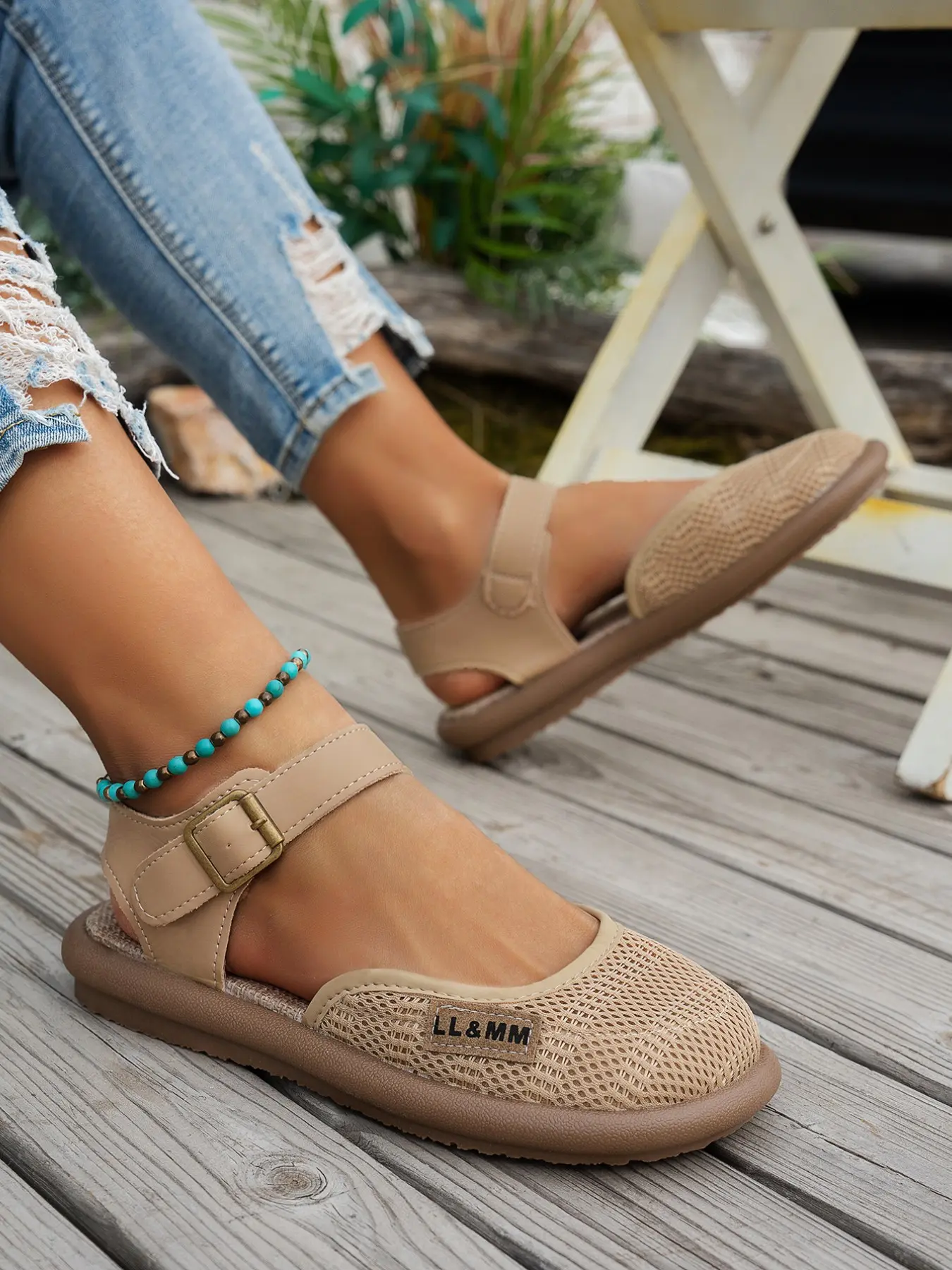 Women's Breathable Mesh Sandals, Adjustable Buckle, Soft Non-Slip Sole, Casual Round Toe Shoes, Comfortable Commuter Footwear, Lightweight Breathable Sandals, Adjustable Strap Sandals, Casual Fashion Sandals, Flexible Sandals, Casual Summer Footwear