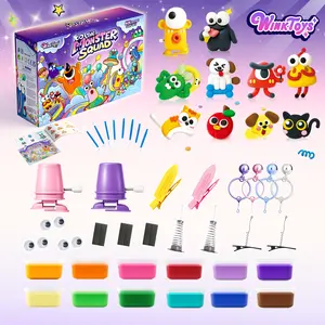 Air Drying Clay Set, winktoys, 30 Accessories,  Soft Clay,Creative Clay, All Ages, DIY Keychain, DIY Fridge Magnet,Step-by-Step Tutorial, Perfect for Decorations & Festival Gifts, 7 Unique Series for Guided or Free Creation, tiktokshopspringglowup,