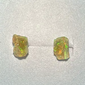 Ethiopian Fire opal earrings