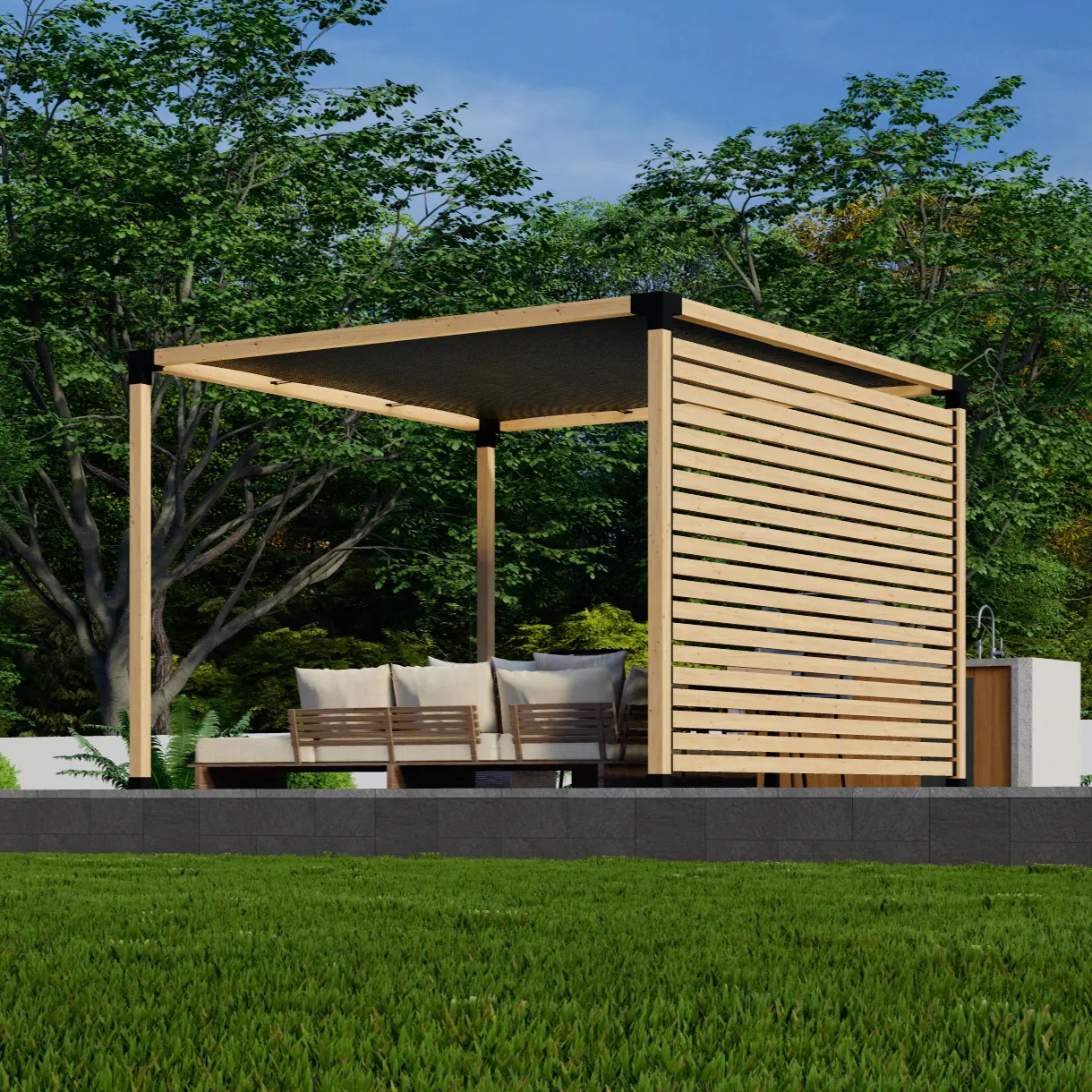 DIY Square Pergola Kit