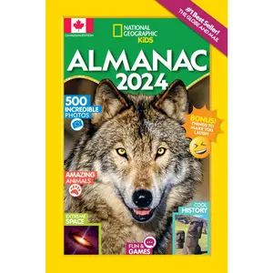USED-National Geographic Kids Almanac 2024 (Canadian Edition) by National Geographic Kids (Paperback)
