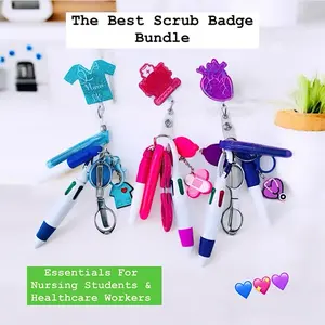 Nursing School Essential- Nurse Badge- Nurse Badge Set- Nurse Badge Accessories- Nurse Pen Set