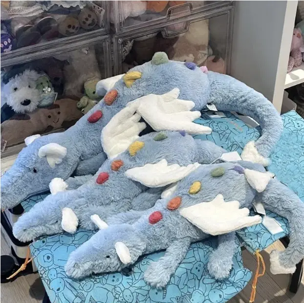Jellycat Dragon Plush Stuffed Animal – Ultra Soft Fantasy Dragon Plush Toy, Cuddly Collectible Gift for Kids & Adults, Multiple Color Options