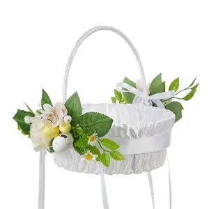 Simulation Flower Basket for Weddings and Anniversaries Decoration