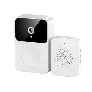 Video Doorbell Wireless Two-Way Intercom Wi-Fi High Definition Night Vision App Remote Control Easy Installation Micro SD Home Security Camera