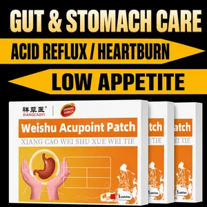 Home Use Stomach Soothing Patch — Relieves stomach bloating and pain; suitable for various gastrointestinal discomforts and abdominal bloating/pain; pure herbal formula with gentle action; carry it with you for soothing relief.