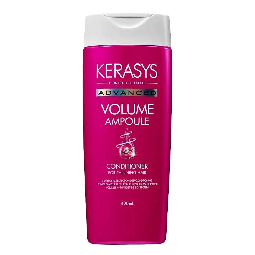 Kerasys Advanced Collagen Ampoule Clinic for Damaged and Thin Hair Volume Ampoule 13.5 fl oz / 400 ml (Conditioner, 1-Pack)