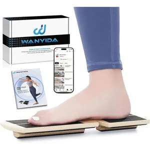 Ankle Foot Strengthener Exerciser for Sprained, Single Leg Balance Board, Posture Corrector, Foot Stretcher for Plantar Fasciitis Relief