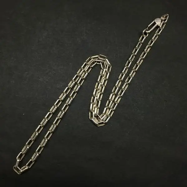 Pre-owned Gucci Silver 925 Chain Necklace 11948330874/224225