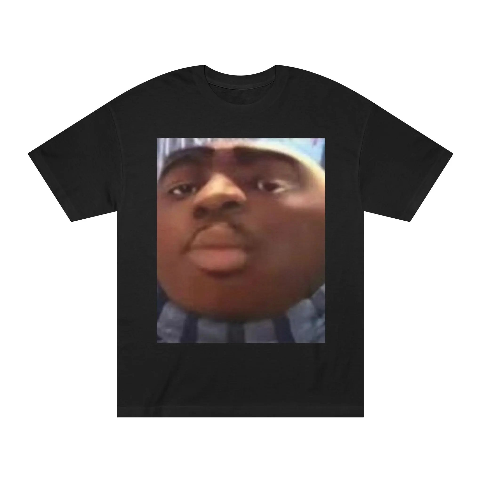 Meme Face Graphic Tee — Funny Big Head Reaction T-Shirt