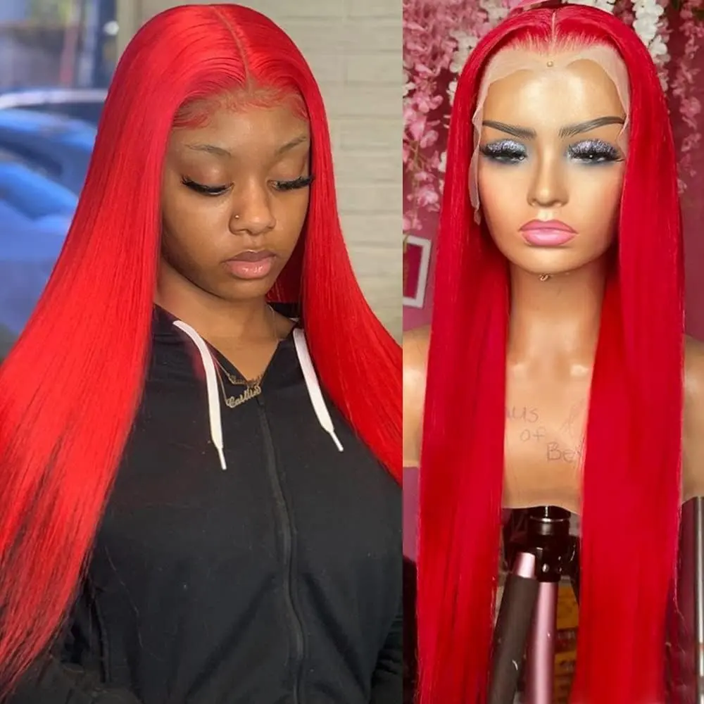 Hot Red 13x6 Straight 