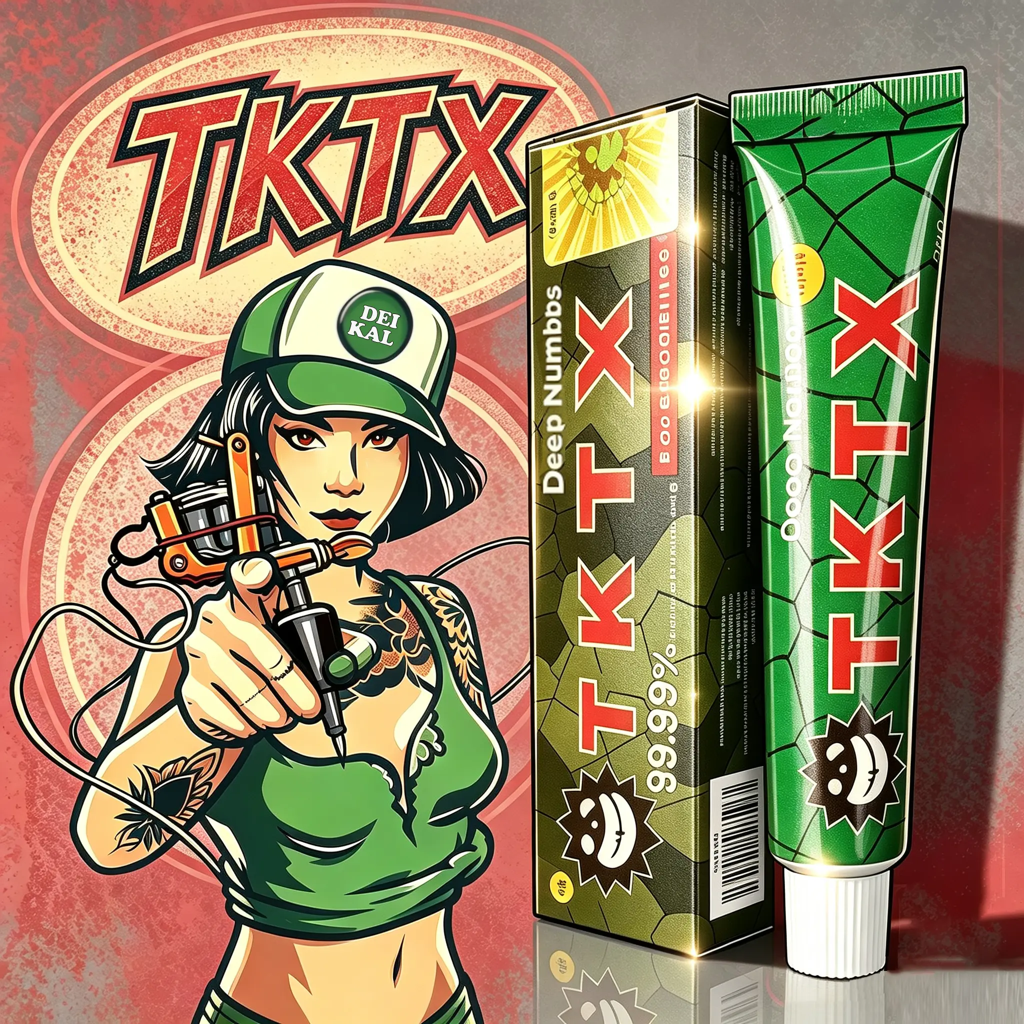 99.99% Maximum Strength - TKTX Numbing Cream, 6 - 8 Hours for Tattoo Cream, Use Before Tattooing, Professional Tattoo Skin Care Soothing Ointment for Tattoo Makeup Beauty Personal Care