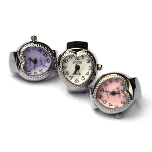 Heart Watch Ring - Adjustable Mini Finger Clock (Y2K Inspired)