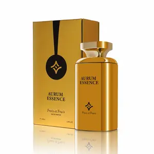 Frais et Frais Aurum Essence 3.4 oz Unisex EDP - Luxurious Gold Bottle with Elegant Design