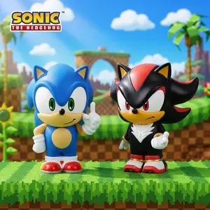 Sonic Officially Licensed Piggy Bank Coin Bank Figurine Money Box Sonic Collectible Desktop Organizer Savings Jar Gift For Fans Home Decor 1Pc SEGA