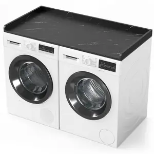 SpaceAid Washer Dryer Shelf, Black Marble SpaceAid Washer Dryer Shelf, Black Marble