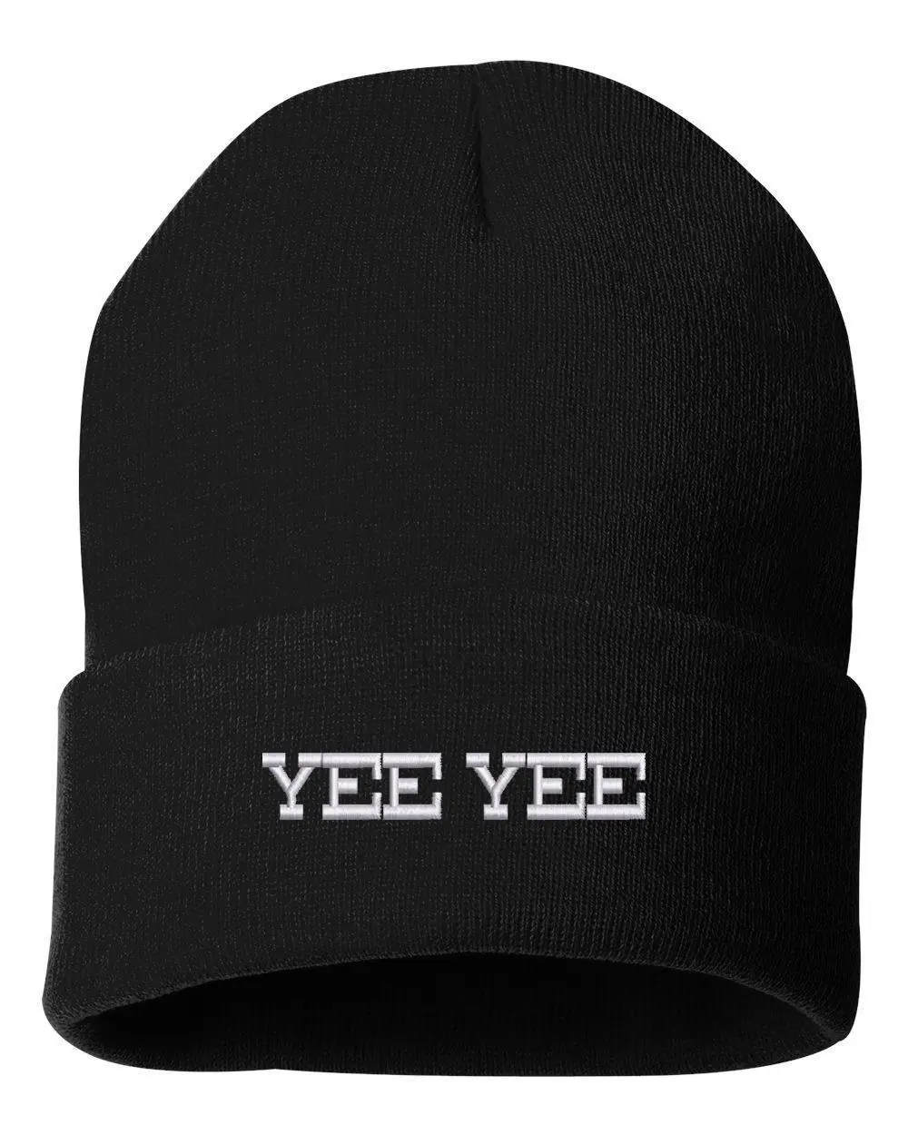 Yee Yee Country Embroidered Cuffed Beanie – Western Lifestyle Knit Winter Hat