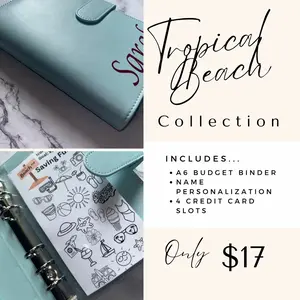 A6 Customize  Budget binder