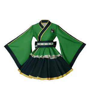 My Hero Academia Cosplay Costume Asui Tsuyu    Fanart Costume Women Japanese Kimono Outfit Costume