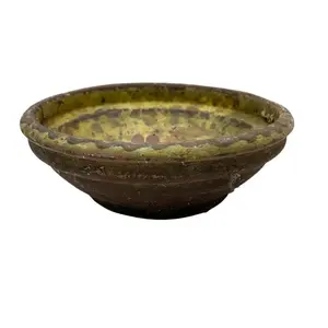 Antique Hungarian Folk Art Decorative Bowl