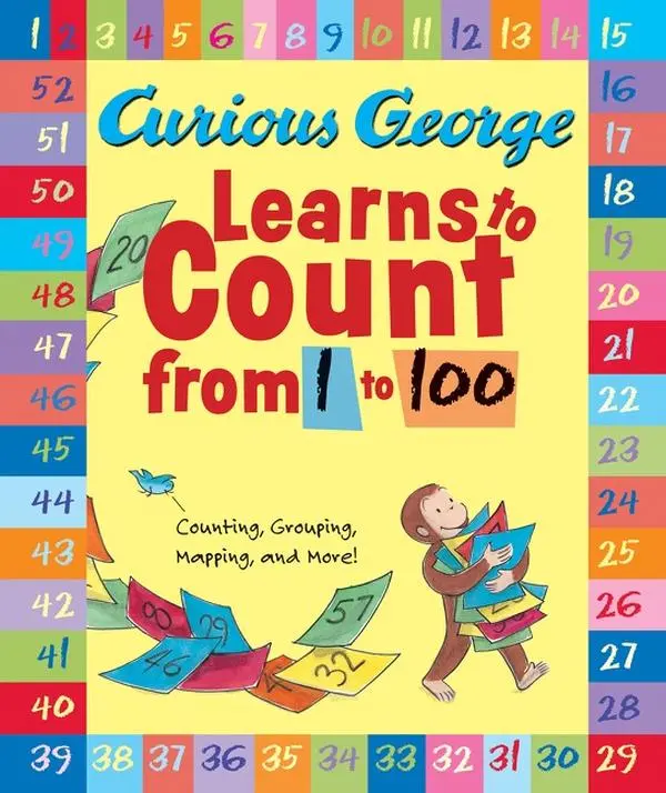 Curious George Learns to Count from 1 to 100 (Curious George) by H. A. Rey [Paperback Book]