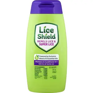 Lice Shield Shampoo & Conditioner in 1, Repels Lice and Super Lice, 10 fl oz