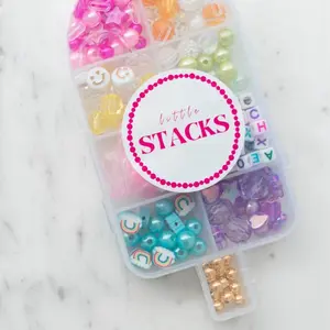 Rainbow Swirl Popsicle Bracelet Kit - Includes Popsicle Pieces, Colorful Design, Perfect for Any Occasion