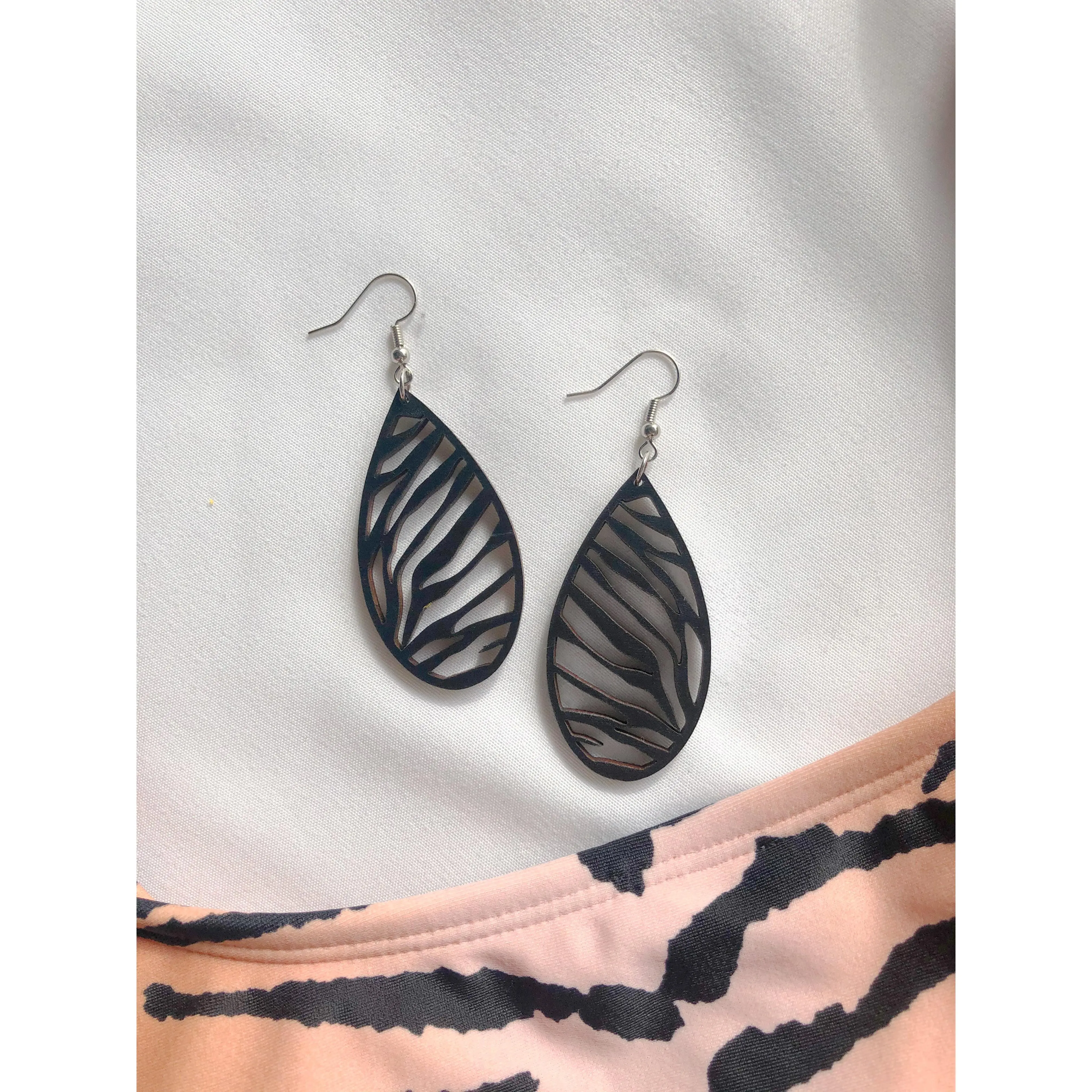 Kenzie Zebra Earrings