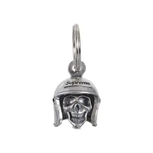Supreme Skull Bell Keychain Silver by StockX