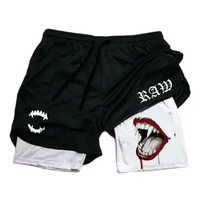 Gothic RAW "Double Layer" Gym Shorts