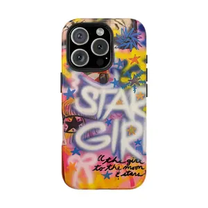 STARGIRL airbrush iPhone case for iPhone 17 16 15 14 13 12 11 Air Promax Plus