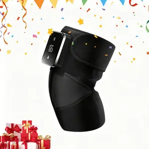 New rechargeable electric knee massager, heating intelligent temperature control vibration therapy knee pad, suitable for holiday gift giving