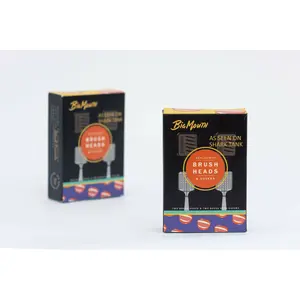 Black Brush Refills Toothbrush Cleanser Comfort Oral