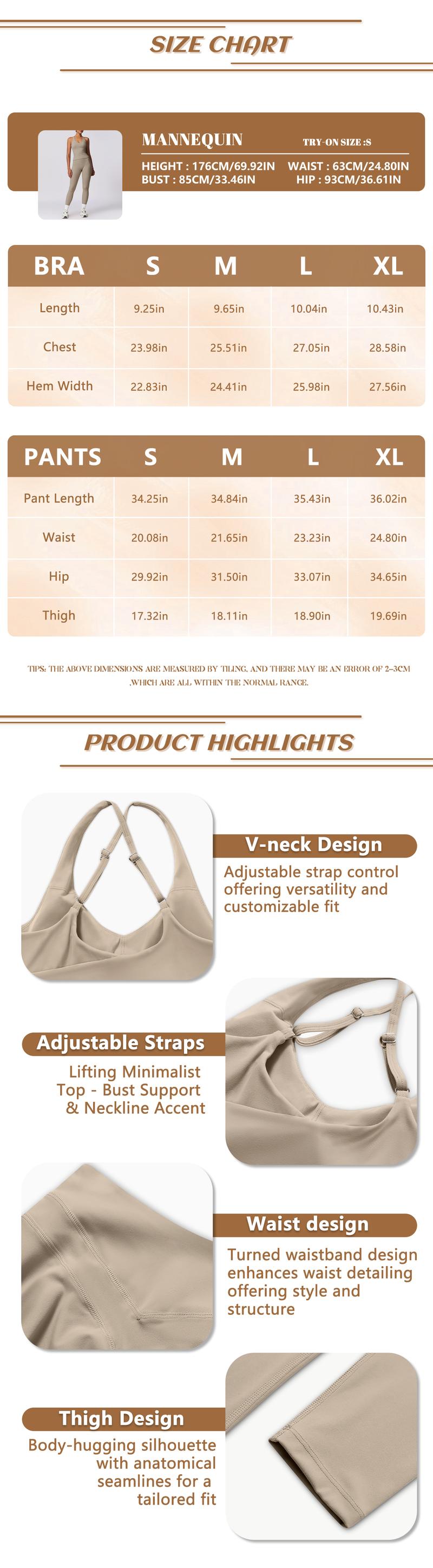 TimeOFF Women's Crisscross Back Tank & High-Waist Butt-Lift Leggings Set , Quick-Dry, Moisture-Wicking , Yoga, Gym & Fitness Workouts , Stylish Activewear for Women