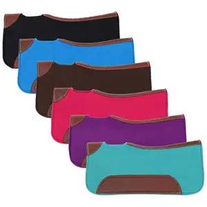 Showman Pony 24" x 24" Contoured Felt Saddle Pad Showman Pony 24" x 24" Contoured Felt Saddle Pad