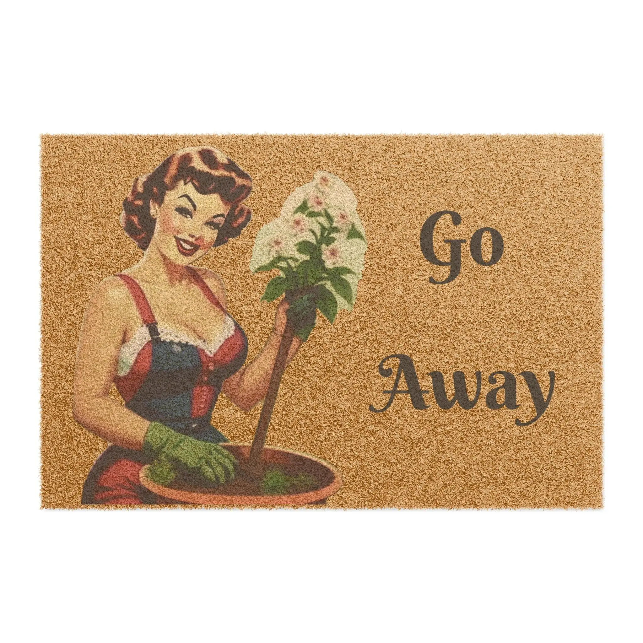 GO AWAY Coir Mat