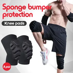 Knee Pads EVA Pads Collision Avoidance Knee Pads for Men & Women Knee Braces for Volleyball Basketball Climbing Football Leg Sleeve Workout Gear